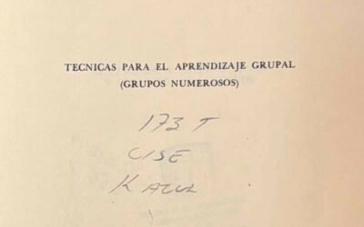 Técnicas para el aprendizaje grupal. Grupos numerosos. 4ª edición.